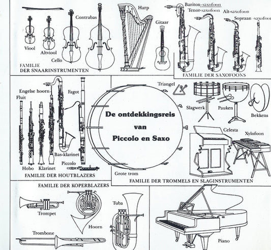 André Popp, Cruys Voorbergh : Piccolo En Saxo - De Ontdekkingsreis Van Piccolo En Saxo - Paspoort Voor Piccolo En Saxo (CD, Comp)