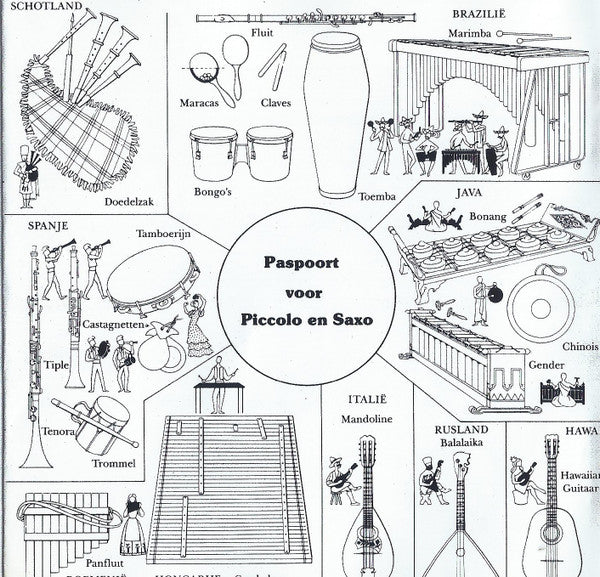 André Popp, Cruys Voorbergh : Piccolo En Saxo - De Ontdekkingsreis Van Piccolo En Saxo - Paspoort Voor Piccolo En Saxo (CD, Comp)
