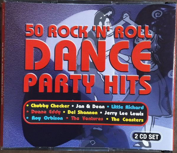 Various : 50 Rock 'N' Roll Dance Party Hits (2xCD, Comp)