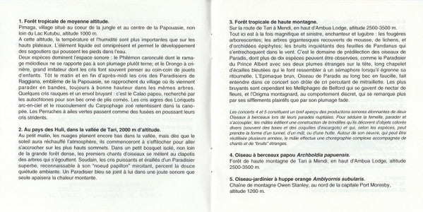 Rémy Bruckert / Jean C. Roché : Ambiances Sonores De Papouasie / New Guinea Soundscapes (CD, Album)