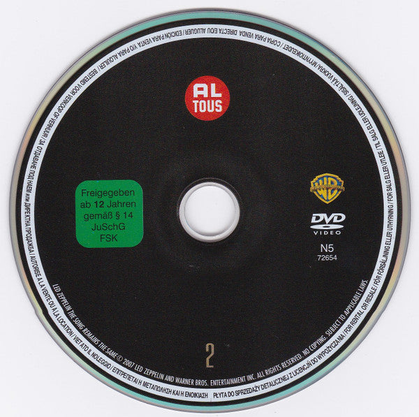 Led Zeppelin : The Song Remains The Same (2xDVD-V, Copy Prot., RE, RM, Multichannel, Spe)