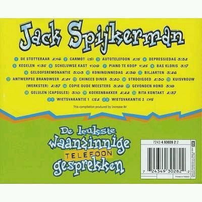 Jack Spijkerman : De Leukste Waanzinnige Telefoon Gesprekken (CD, Album, Comp)