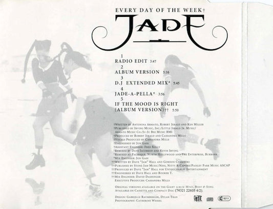 Jade (3) : Every Day Of The Week (CD, Maxi)
