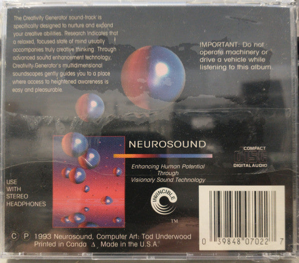 R. Brian Caldwell : Creativity Generator (CD)