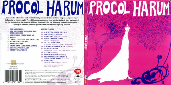 Procol Harum : Procol Harum (CD, Album, RE, RM, Dig)