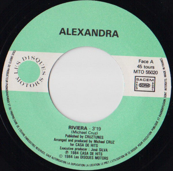 Alexandra (13) : Riviera (7", Single)