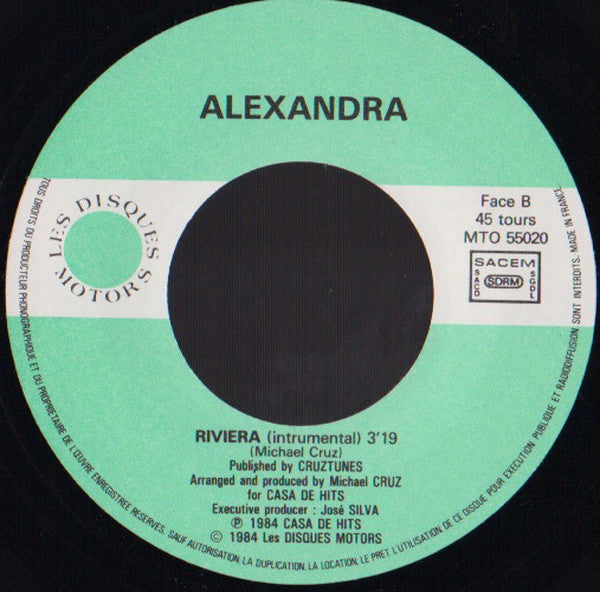 Alexandra (13) : Riviera (7", Single)