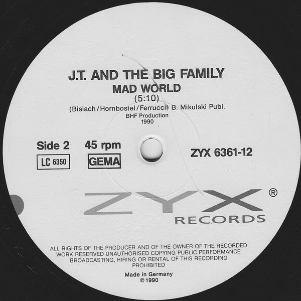 J.T. And The Big Family : Foreign Affair (12")