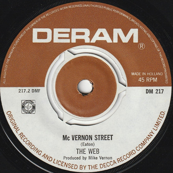 The Web With John L. Watson : Baby Won't You Leave Me Alone / McVernon Street (7", Single)