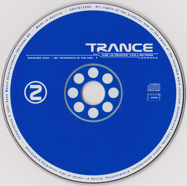 Various : Trance - The Ultimate Collection - Summer 2001 (4xCD, Comp, Mixed)