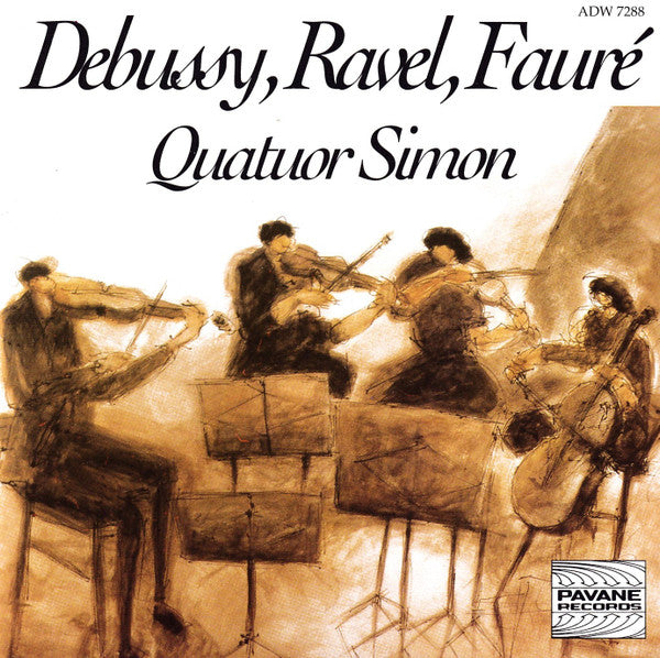 Quatuor Simon : Quatuor Simon: Debussy - Ravel - Faure (CD)