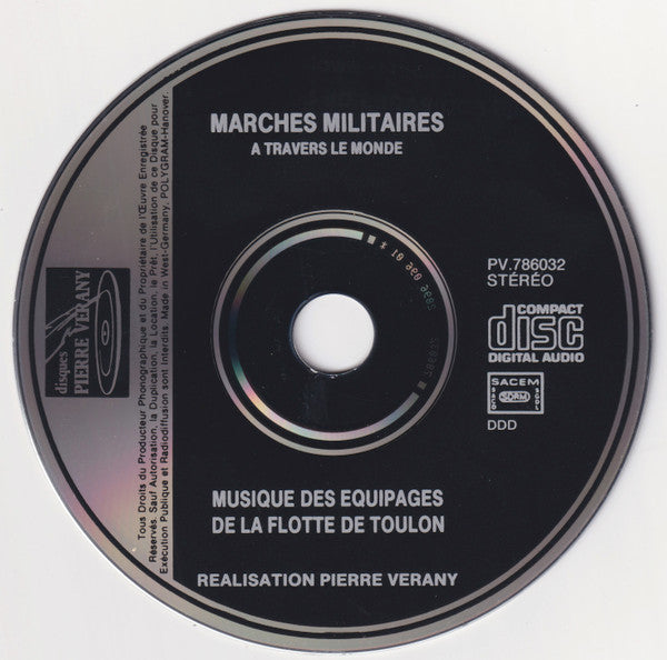 Musique Des Équipages De La Flotte De Toulon : Marches Militaires A Travers Le Monde (CD)