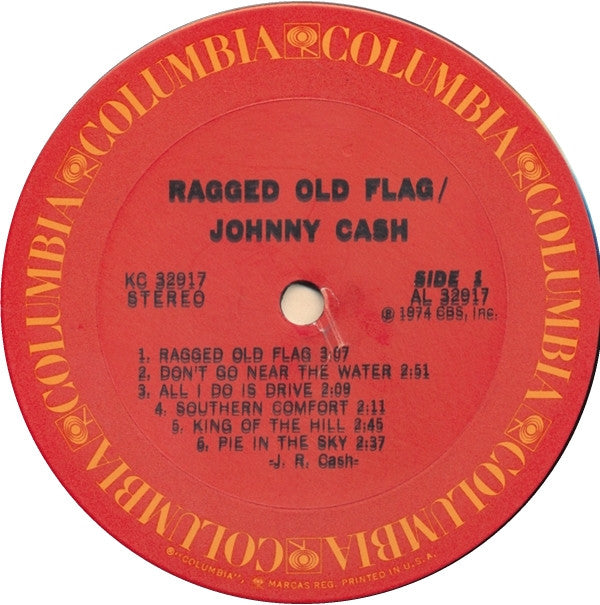 Johnny Cash : Ragged Old Flag (LP, Album)