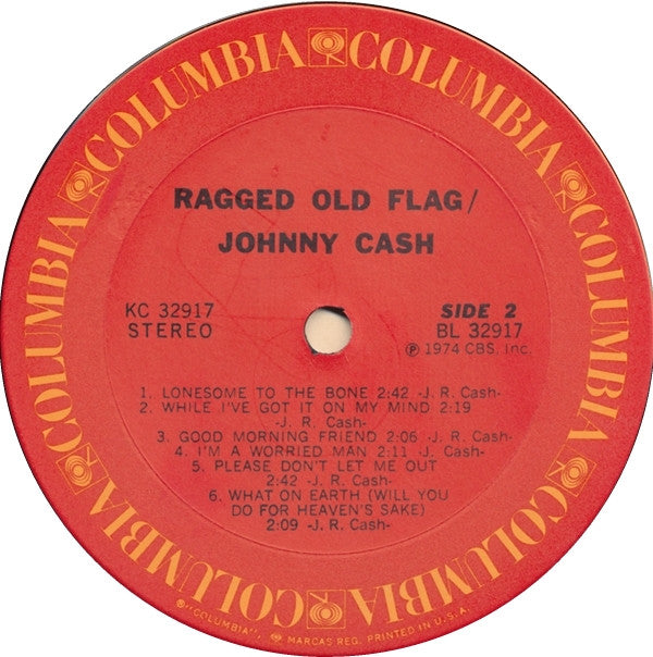 Johnny Cash : Ragged Old Flag (LP, Album)