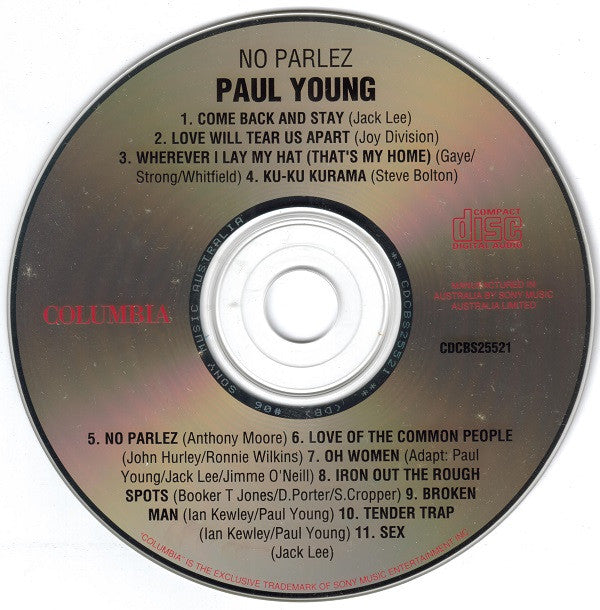 Paul Young : No Parlez (CD, Album, RE)