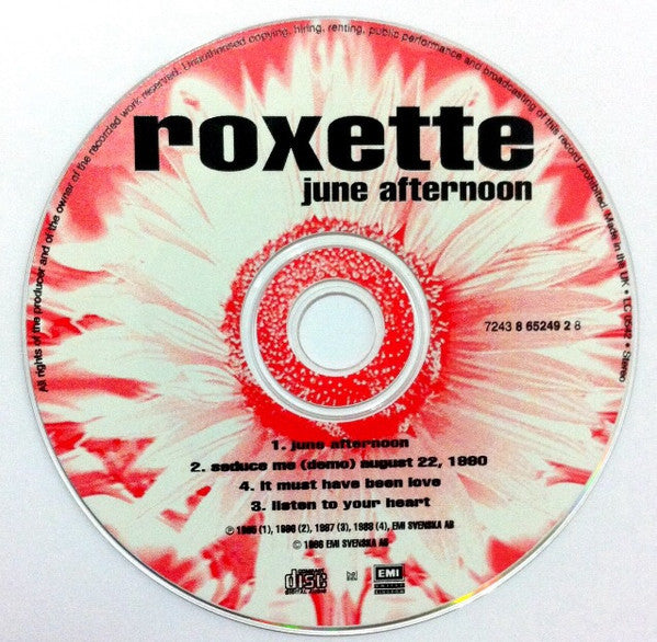 Roxette : June Afternoon (CD, Single)