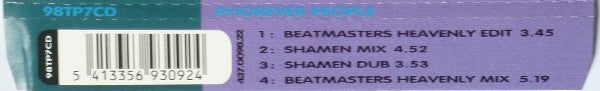 The Shamen : Phorever People (CD, Single)