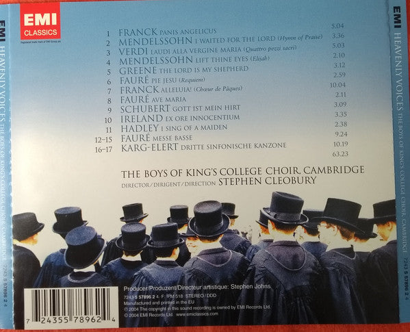 Boys Of King's College Choir, Cambridge, Stephen Cleobury : Heavenly Voices (CD)