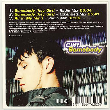 Cliff : Somebody (CD, Single)