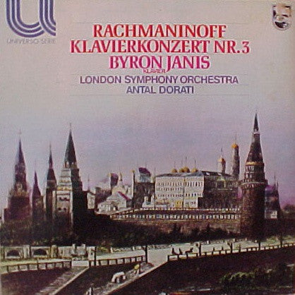 Sergei Vasilyevich Rachmaninoff / Byron Janis / Antal Dorati : Concerto No. 3, In D Minor, Op. 30 (LP, Album)