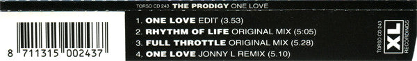 The Prodigy : One Love (CD, Maxi)