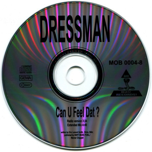 Dressman : Can U Feel Dat? (CD, Maxi)