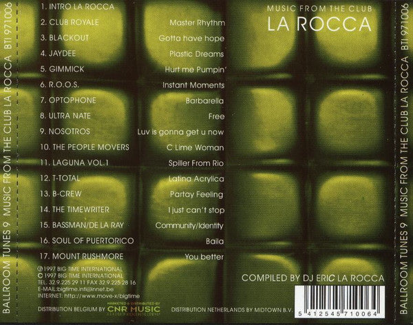 Various : Ballroom Tunes 9 - Music From The Club La Rocca (CD, Comp)