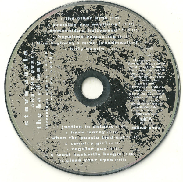 Steve Earle And The Dukes* : The Hard Way (CD, Album)