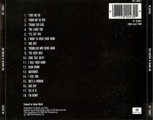 The Beatles : Past Masters • Volume One (CD, Comp)