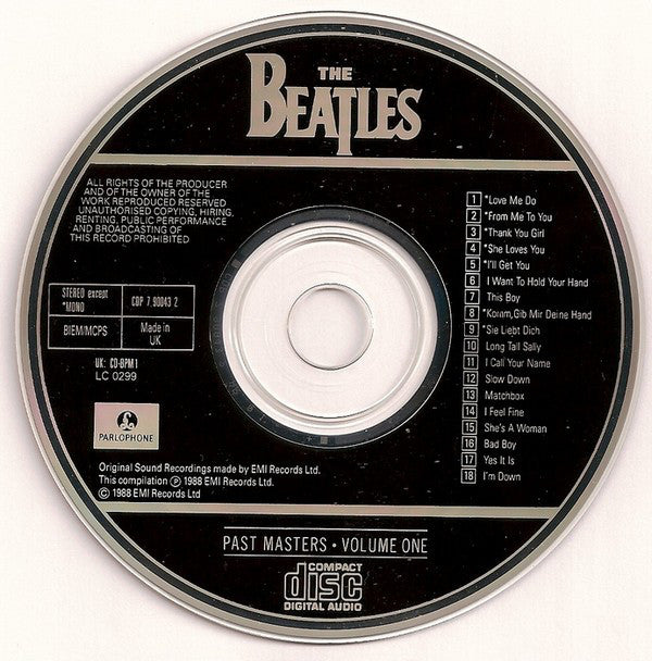 The Beatles : Past Masters • Volume One (CD, Comp)