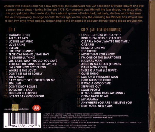 Liza Minnelli : Cabaret... And All That Jazz - The Liza Minnelli Anthology (2xCD, Comp)