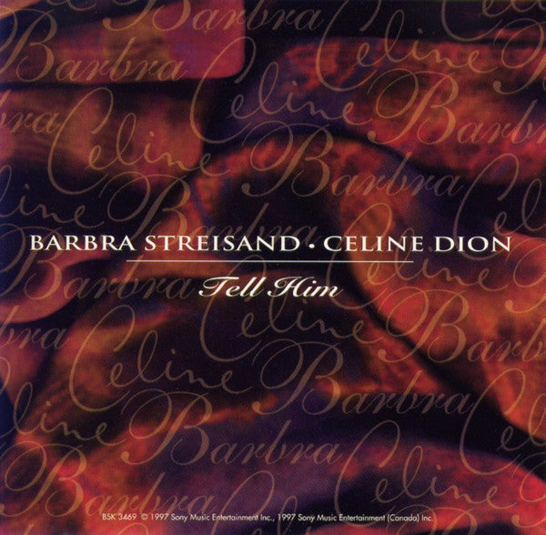 Barbra Streisand • Céline Dion : Tell Him (CD, Single, Promo)
