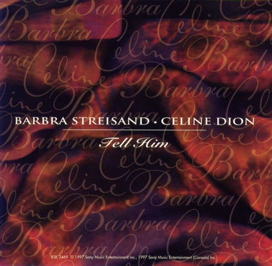 Barbra Streisand • Céline Dion : Tell Him (CD, Single, Promo)