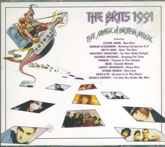 Various : The Brits 1991 (The Magic Of British Music) (2xCD, Comp, PDO)