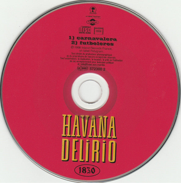 Havana Delirio : Carnavalera (CD, Single, Car)