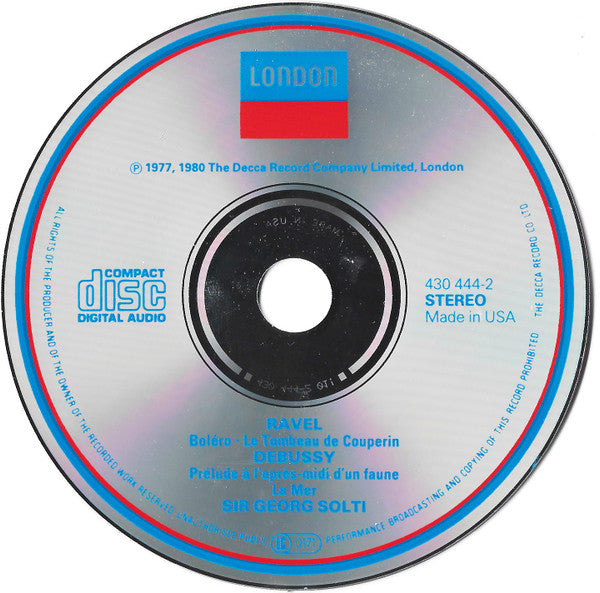 Maurice Ravel / Claude Debussy, Georg Solti : Bolero / La Mer (CD, Comp)