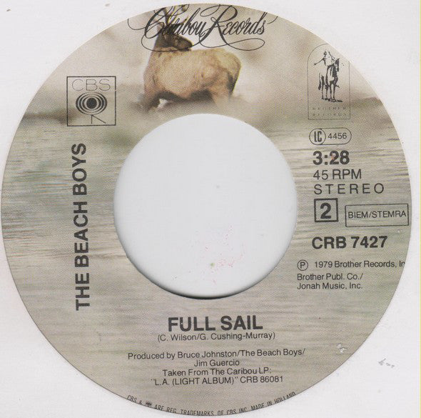 The Beach Boys : Lady Lynda (7", Single)