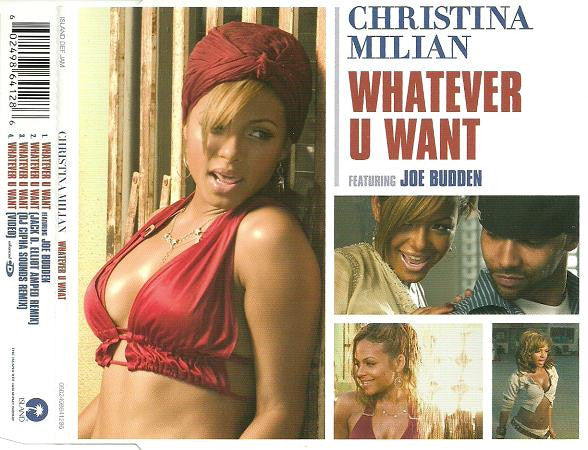 Christina Milian Featuring Joe Budden : Whatever U Want (CD, Maxi, Enh)