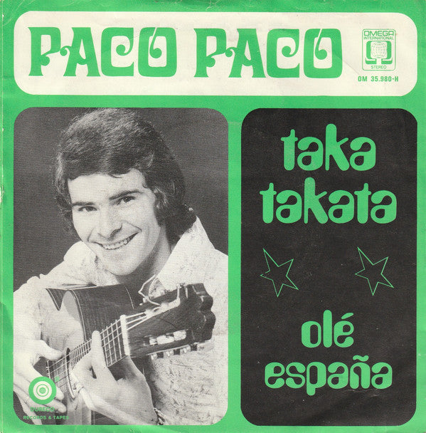Paco Paco : Taka Takata (7", Single, Blu)