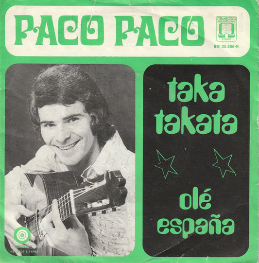 Paco Paco : Taka Takata (7", Single, Blu)