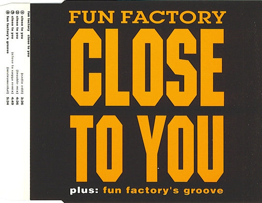 Fun Factory : Close To You (CD, Maxi)