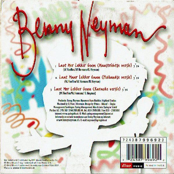 Benny Neyman : Laot Mer Lekker Goon (CD, Maxi)