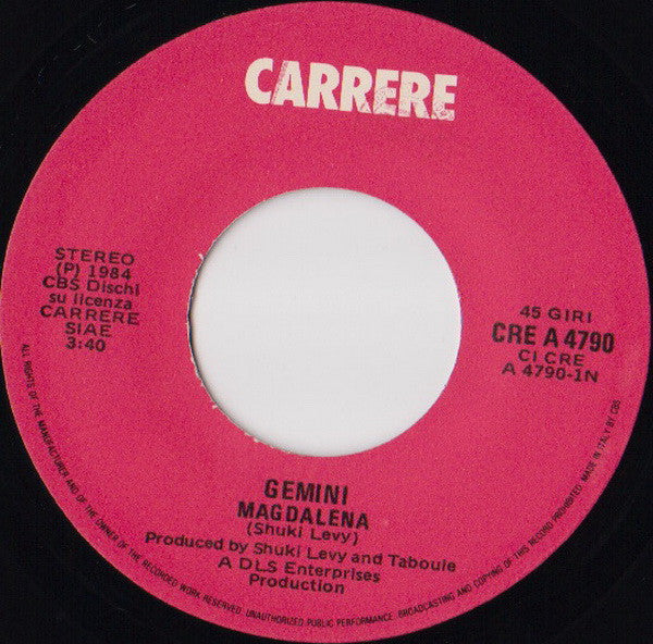 Gemini (18) : Magdalena (7")