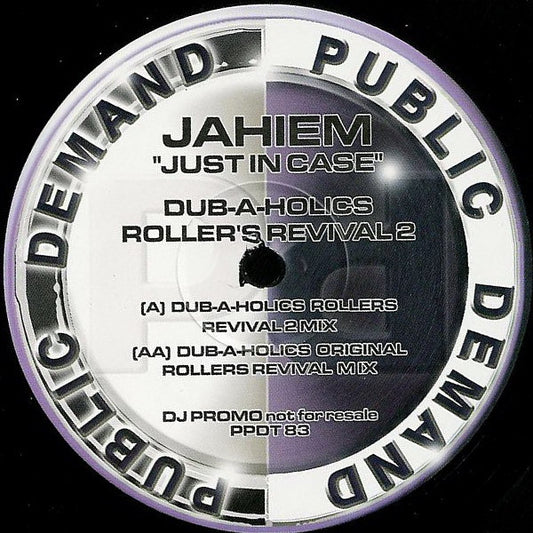 Jaheim : Just In Case (Dub-A-Holics Roller's Revival 2) (12", Ltd, Promo)