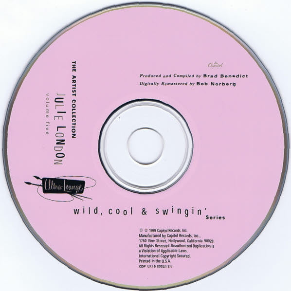 Julie London : Ultra-Lounge: Wild, Cool & Swingin' (CD, Comp, RM)