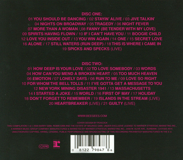 Bee Gees : The Ultimate Bee Gees (2xCD, Comp, Sli)