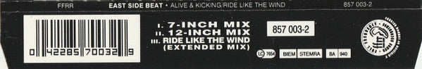 East Side Beat : Alive & Kicking / Ride Like The Wind (CD, Single)