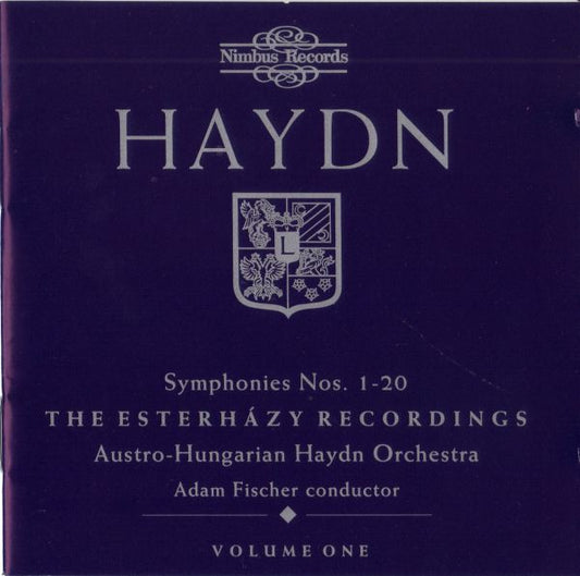 Joseph Haydn, Austro-Hungarian Haydn Orchestra, Adam Fischer (2) : Symphonies Nos. 1-20 - The Esterházy Recordings - Volume One (5xCD)