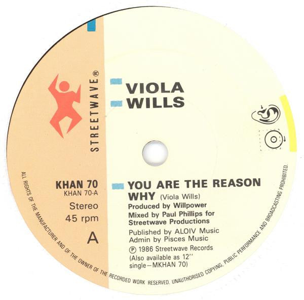 Viola Wills : You Are The Reason Why (7", Single)