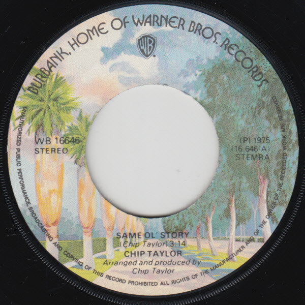Chip Taylor : Same Ol' Story (7", Single)